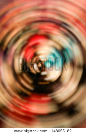Colorful redial blur abstract use for background.