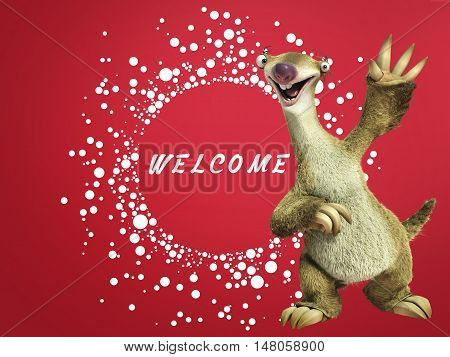 Welcome to the Ice Age, says sid adventure film.