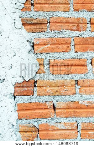 brick wall Background and texture . .
