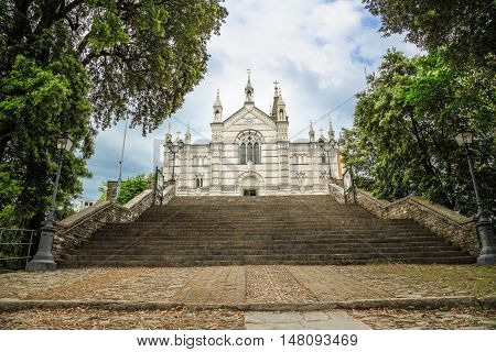 Sanctuary Of Nostra Signora Di Montallegro In Rapallo