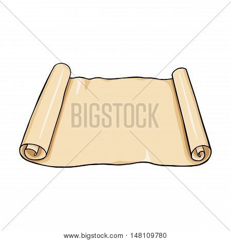 Vector Single Cartoon Scroll