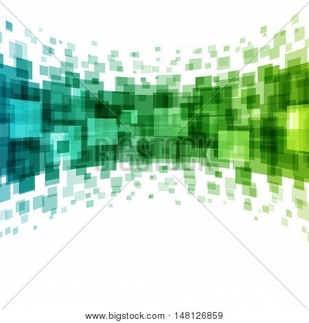 Abstract Geometric Squares Lines Vector Background.