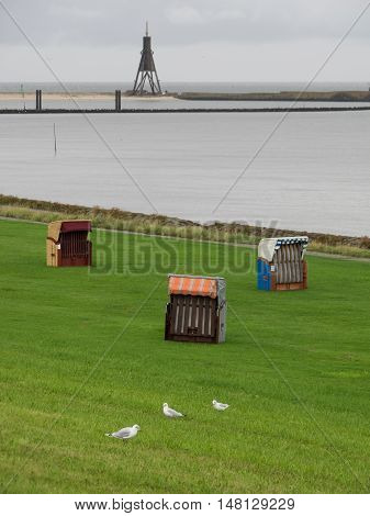 the City of Cuxhaven at the german coast