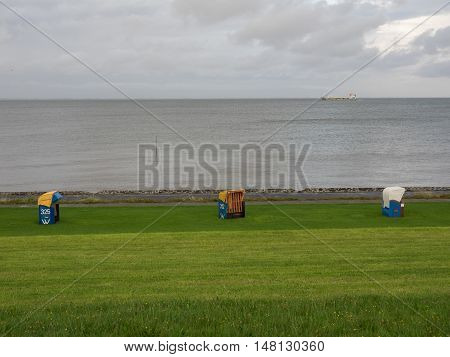 the City of Cuxhaven at the North sea