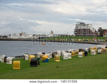 the City of Cuxhaven at the North sea