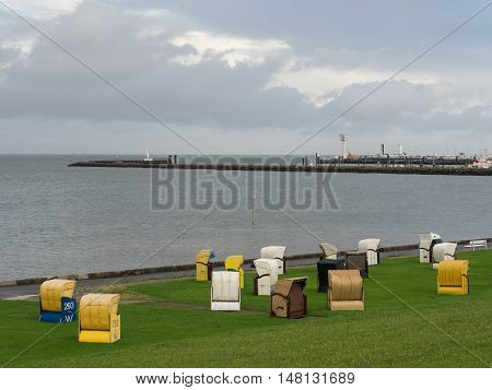 the City of Cuxhaven at the North sea