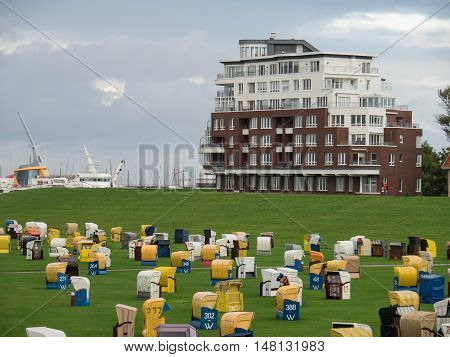 the City of Cuxhaven at the North sea