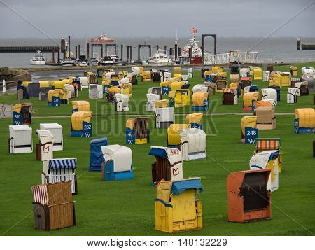 the City of Cuxhaven at the North sea