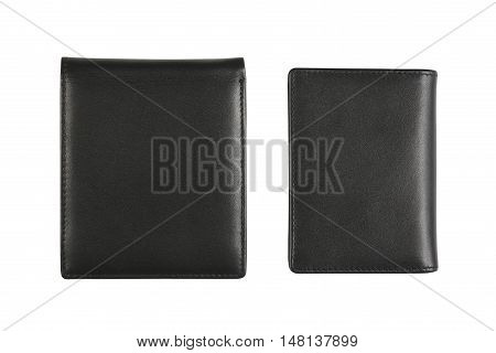 dual wallet on white included clipping path