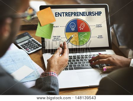 Entrepreneurship Tycoon Small Business Enterprise Concept