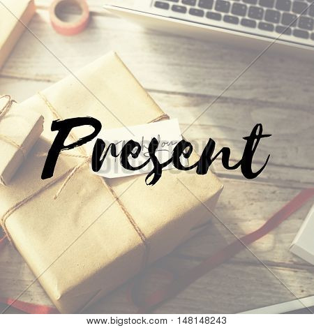 Arts & Crafts Gift Present Give Sharing Congratulations Concept