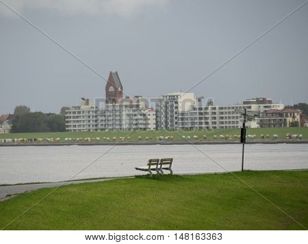 the City of Cuxhaven at the german coast