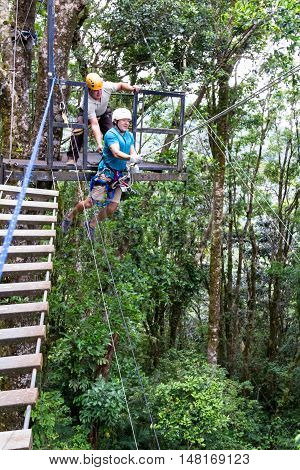 Zip Line Canopy Tours In Costa Rica