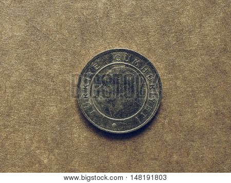 Vintage Turkish Coin