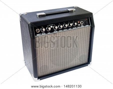 Guitar Amplifier Isolated On White Background