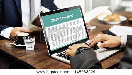 Sales Agreement Insurance Purchase Concept