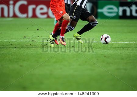 Uefa Europa League Match Between Paok Vs Acf Fiorentina