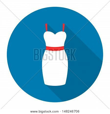 Dress icon of vector illustration for web and mobile design