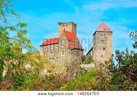 Hardegg fort castle building schloss in Austria