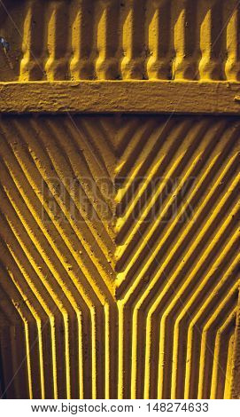 Stained Abstract Vintage Background With Diagonal Repeat Lines Pattern. Geometric Abstract Of Many Stripes For Decoration And Retro Background. Old Painted Striped Surface In Retro Shabby Style.