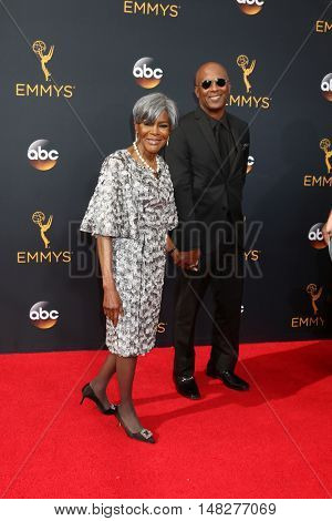 LOS ANGELES - SEP 18:  Cicely Tyson, escort at the 2016 Primetime Emmy Awards - Arrivals at the Microsoft Theater on September 18, 2016 in Los Angeles, CA