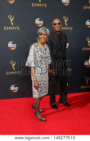 LOS ANGELES - SEP 18:  Cicely Tyson, escort at the 2016 Primetime Emmy Awards - Arrivals at the Microsoft Theater on September 18, 2016 in Los Angeles, CA