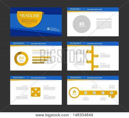 Set of color infographic elements for presentation templates. Leaflet, Annual report, book cover design. Brochure, layout, Flyer layout template design. Easy to edit.