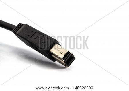 USB 3.0 Cable isolated on white background