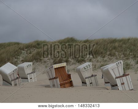 the beach of the german Island baltrum