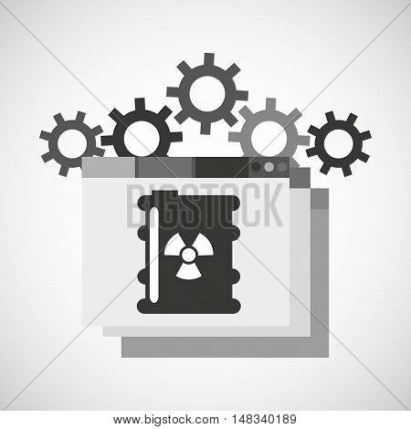 oil prices online industry vector illustration design