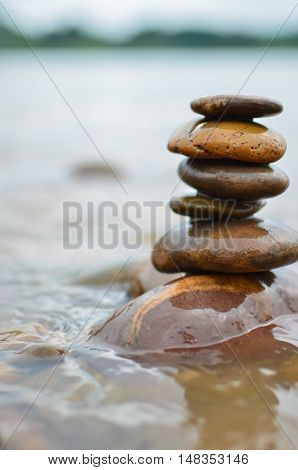 Zen stone , it make you quiet .
