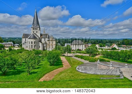 Saint Martin de Boscherville France - june 22 2016 : the Saint Georges abbey in Seine Maritime