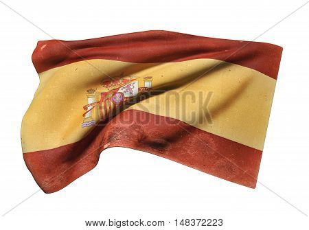 Spain Flag Waving