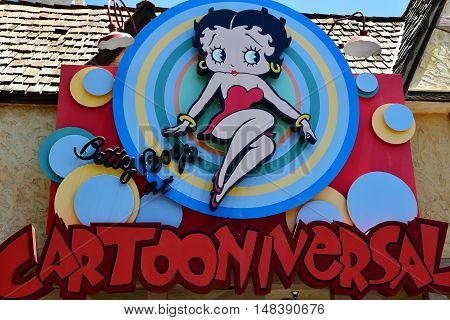 Los Angeles Hollywood USA - july 16 2016 : the Universal studios park