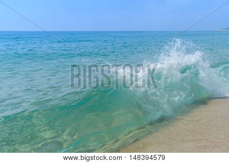 beautiful sea in orosei gulf in sardinia italy