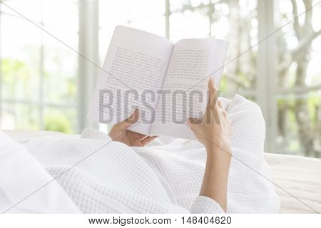 Reading And Relaxing Concept.
