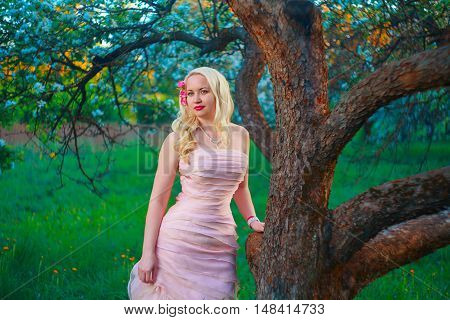 Woman Smiles And Happy