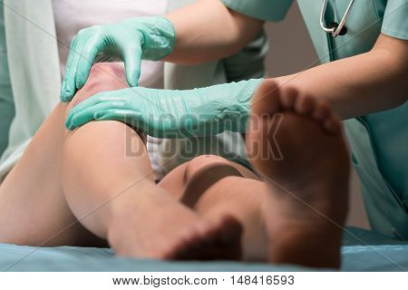 Patient With Knee Contusion