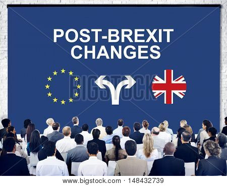 Brexit Bremain UK EU Referendum Concept