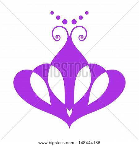 Old style wallpaper pattern. Decorative element pattern.