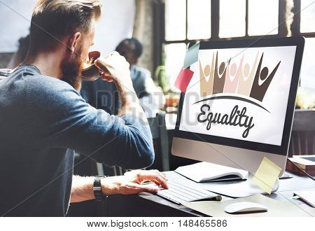 Equality Fairness Fundamental Rights Racist Discrimination Concept