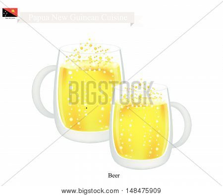 Papua New Guinean Cuisine Beer Is A Traditional Alcoholic Beverage. One of The Most Popular Drink in Papua New Guinea.
