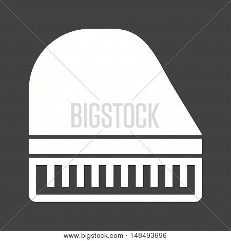 Piano, keys, music icon vector image.Can also be used for wild west. Suitable for mobile apps, web apps and print media.
