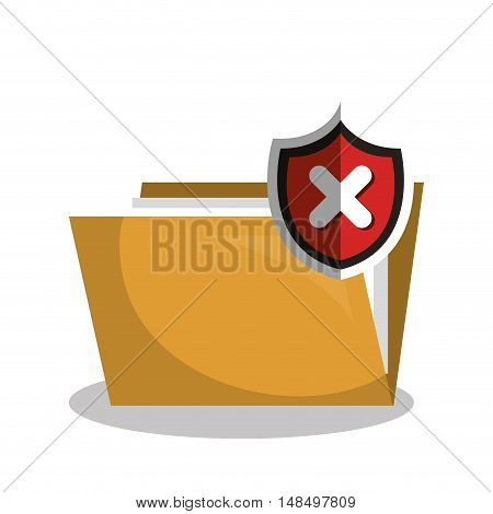 virus warning data grpahic isolated vector illustratin eps 10