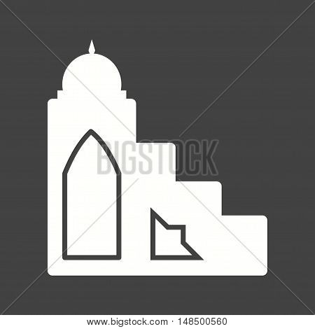 Muslim, mimbar, mosque icon vector image. Can also be used for islamic. Suitable for mobile apps, web apps and print media.