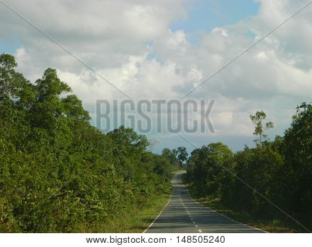 The road we have to pass from Manggar to TanjungPandan at Belitung island.