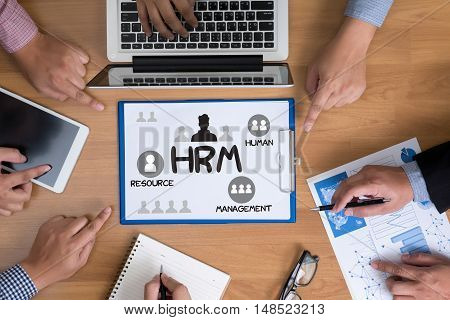 Hrm Human Resource Management  Strategy Planning Working Hrm Man