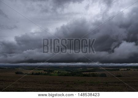 Storm Clouds sky dark overcast thunderstorm scene