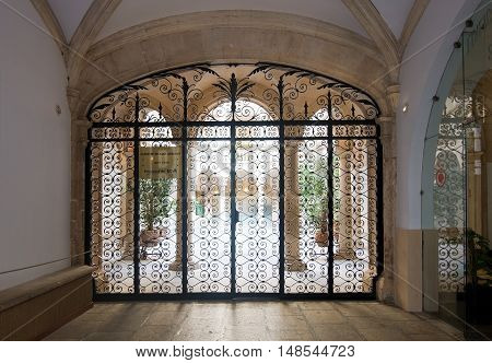 Beautiful Courtyard Door