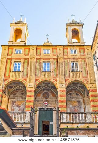 Hdr San Pietro In Banchi Church, Genoa